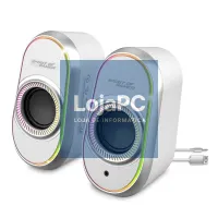 Spirit of Gamer Coluna 2.0 FANATIC 500 RGB White — imagem 1