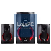 Hiditec Colunas 2.1 Multimedia H400 40W Blt Radi — imagem 2