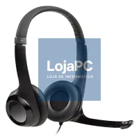 Logitech Auscultador+Mic H390 USB Preto — imagem 1