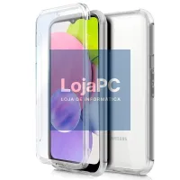 COOL 3D Silicone Case for Samsung A037 Galaxy A03s (Transparent Front + Back) — imagem 1