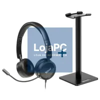 iggual Kit auscultadores Dual Tech + suporte SA22 — imagem 1
