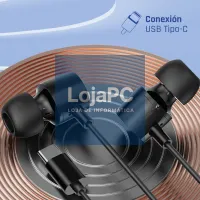 iggual Auscultadores tipo C intrauditivos com micro — imagem 2