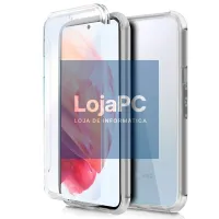 COOL 3D Silicone Case for Samsung G990 Galaxy S21 (Transparent Front + Back) — imagem 1