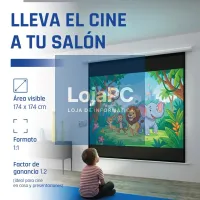 iggual Ecrã eléctrica 1:1 100" 180x180 cm — imagem 2