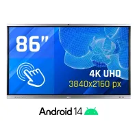 iggual Ecrã interactiva 4K ORCHID 86" Webcam — imagem 1