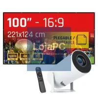 iggual Pack mini projector + ecrã 100" plegabl — imagem 1