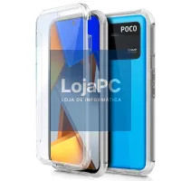 COOL 3D Silicone Case for Xiaomi Poco M4 Pro (Transparent Front + Back) — imagem 1