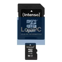 Intenso 3413470 Micro SD classe 10 16GB c/adapt — imagem 1