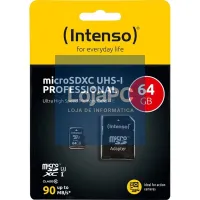 Intenso 3433490 Micro SD UHS-I profissional 64GB — imagem 1