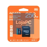 ADATA microSDXC/SDHC UHS-I U3 256GB c/adapt — imagem 2