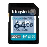 Kingston Canvas Go! Plus 4 SD 64GB class 10 U3 V30 — imagem 1