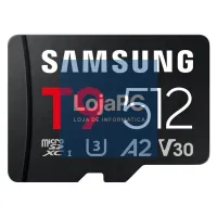 Samsung Micro SDXC T9 512GB classe10 U3 V30 A2 c/a — imagem 1
