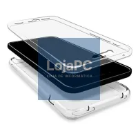 COOL 3D Silicone Case for Xiaomi Redmi Note 12 5G / Poco X5 5G (Transparent Front + Back) — imagem 3