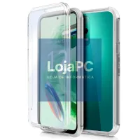 COOL 3D Silicone Case for Xiaomi Redmi Note 12 5G / Poco X5 5G (Transparent Front + Back) — imagem 1