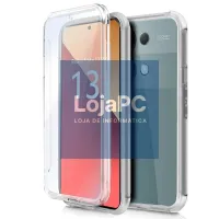 COOL 3D Silicone Case for Xiaomi Redmi Note 13 Pro / Note 14S / Poco M6 Pro (Transparent Front + Back) — imagem 1