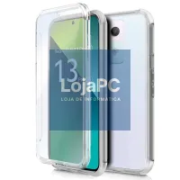 COOL 3D Silicone Case for Xiaomi Redmi Note 13 Pro 5G / Poco X6 5G (Transparent Front + Back) — imagem 1