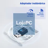 iggual Adaptador USB Wifi 300 Mbps mono 2.4GHz — imagem 3