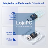 iggual Adaptador USB Wifi 600 Mbps dual 2.4G/5G — imagem 3