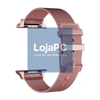 COOL Band for Apple Watch Series 1 / 2 / 3 / 4 / 5 / 6 / 7 / 8 / 9 / SE (42 / 44 / 45 mm) Metal Pink — imagem 2