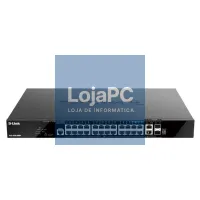 D-Link DGS-1520-28MP/E Switch 20xGbE PoE 2x10 SFP+ — imagem 1