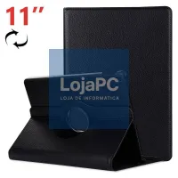 COOL Case for iPad Pro 11 (2018) Rotating Black Leatherette — imagem 1