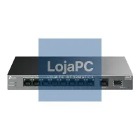 TP-Link LS1210GP Switch 8xG PoE+ 1xGb 1xSFP 61W — imagem 1