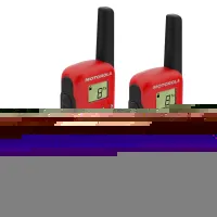 MOTOROLA T42 Walkie Talkie 4Km 16CH Vermelho Duo — imagem 1