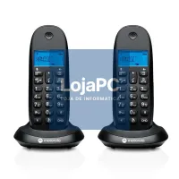MOTOROLA C1002 CB+ Telefone DECT Preto Duo — imagem 3
