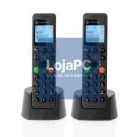 MOTOROLA DOT202 telefone DECT DUO Preto — imagem 1