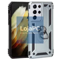 COOL Case for Samsung G998 Galaxy S21 Ultra Hard Ring Silver — imagem 1