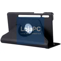 COOL Case for Samsung Galaxy Tab S7 Plus / Tab S8 Plus Smooth Leatherette Black 12.4 in. — imagem 3