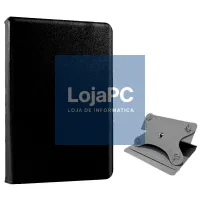 COOL Ebook / Tablet 7 inch Leatherette Black Rotating Case — imagem 1