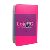 COOL Ebook / Tablet 7 inch Leatherette Pink Rotating Case — imagem 4