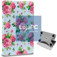 COOL Ebook / Tablet 9.7 - 11 Universal inch Leatherette Roses Case (Panoramic) — imagem 1
