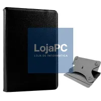 COOL Ebook / Tablet Case 8 inches Smooth Black Rotating — imagem 1