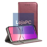 COOL Flip Cover for Oppo A5 4G / A5 5G / A5m Smooth Burgundy — imagem 1