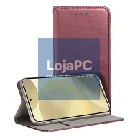 COOL Flip Cover for Samsung S926 Galaxy S24 Plus / S25 Plus Smooth Burgundy — imagem 1