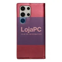COOL Flip Cover for Samsung S928 Galaxy S24 Ultra Smooth Burgundy — imagem 2