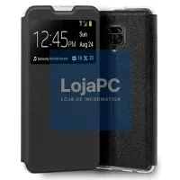 COOL Flip Cover for Xiaomi Redmi Note 9S / Note 9 Pro Smooth Black — imagem 1
