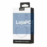 COOL Lightning Compatible USB Cable for iPhone / iPad (1.2 meters) White — imagem 3