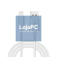 COOL Lightning Compatible USB Cable for iPhone / iPad (1.2 meters) White — imagem 1