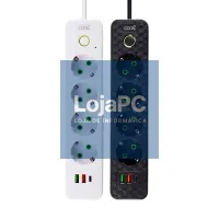 COOL Multi-Port Universal Charger (7-Port Power Strip) Black — imagem 4