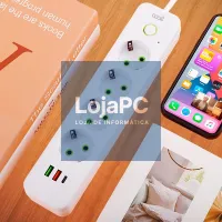 COOL Multi-Port Universal Charger (7-Port Power Strip) White — imagem 4