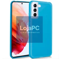 COOL Silicone Case for Samsung G990 Galaxy S21 (Light Blue) — imagem 1