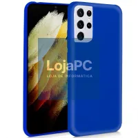 COOL Silicone Case for Samsung G998 Galaxy S21 Ultra (Blue) — imagem 1