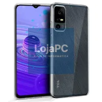 COOL Silicone Case for TCL 40R 5G (Transparent) — imagem 1