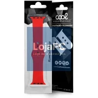 COOL Strap for Apple Watch Series 1 / 2 / 3 / 4 / 5 / 6 / 7 / 8 / 9 / SE (38 / 40 / 41 mm) Rubber Red — imagem 2