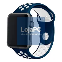 COOL Strap for Apple Watch Series 1 / 2 / 3 / 4 / 5 / 6 / 7 / 8 / 9 / SE (38 / 40 / 41 mm) Sport Blue — imagem 1