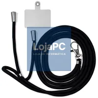 COOL Universal Hanging Lanyard with Smartphone Card Black — imagem 3