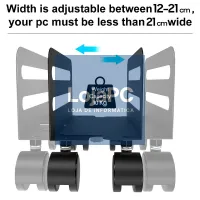 COOL Universal Metal CPU Tower Computer Support (12 cm - 21 cm) — imagem 3